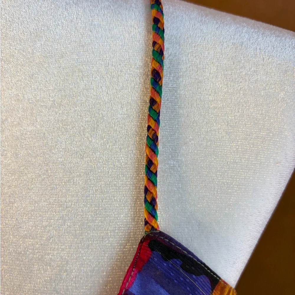 Circa 2000 Vintage Floral Slip Nightgown Strappy Back Made in USA Size S - Picture 5 of 5